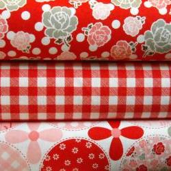 Polka Dot Stitches Fabric Combo 3 Yards From Lori Holt for Riley Blake Designs Save